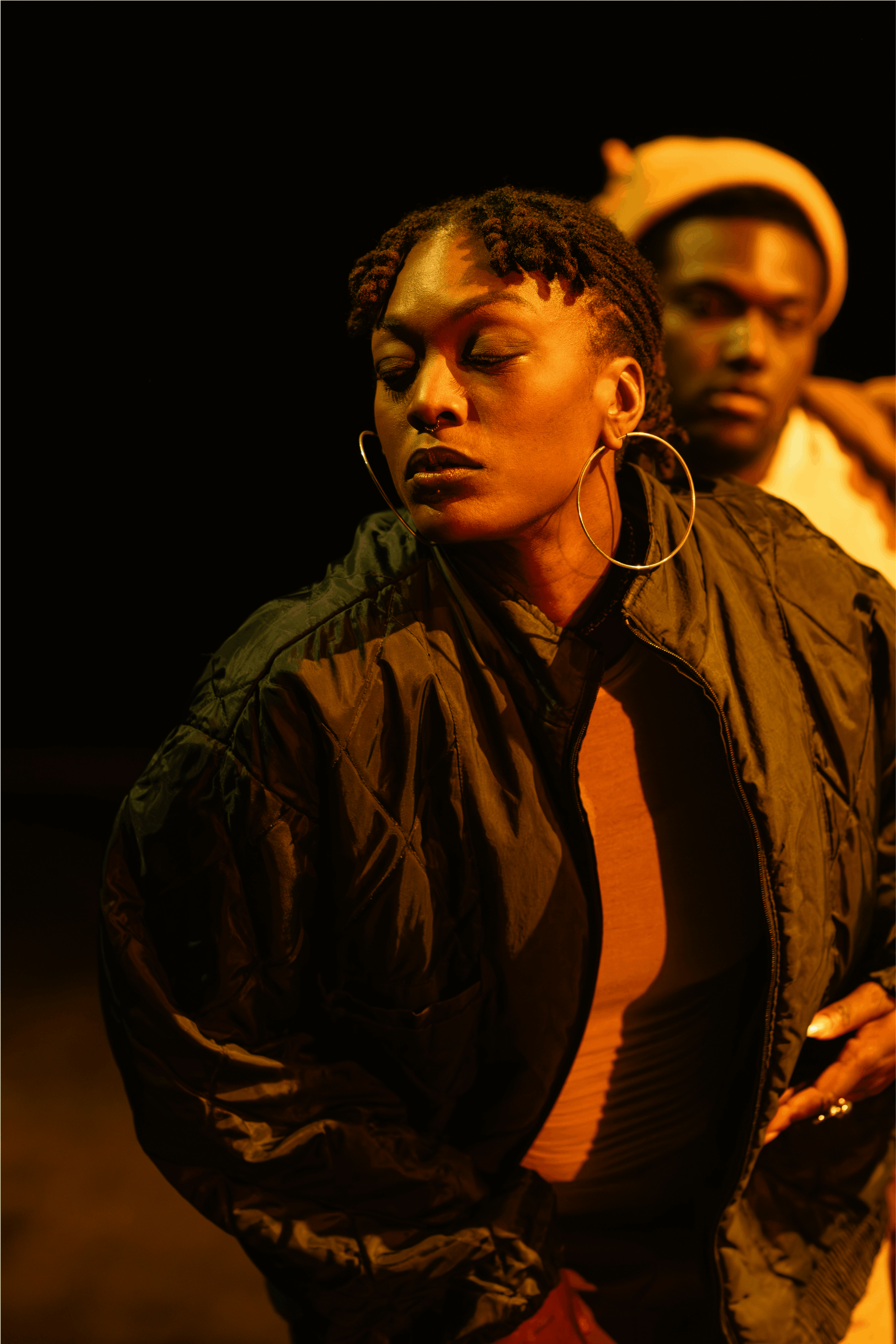 Close-up on Jaleesa ‘Tealeaf’ Coligny.